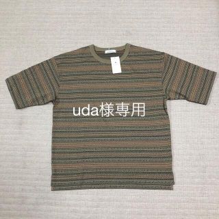 ユナイテッドアローズグリーンレーベルリラクシング(UNITED ARROWS green label relaxing)の値下げ中メンズ　新品グリーンレーベル　ボーダーシャツ(Tシャツ/カットソー(半袖/袖なし))