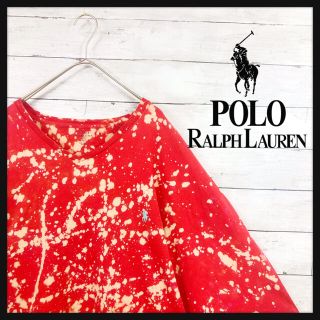 ポロラルフローレン(POLO RALPH LAUREN)の90.s ラルフローレンbreaching加工一点物激レア丘スケーターにオススメ(Tシャツ/カットソー(半袖/袖なし))