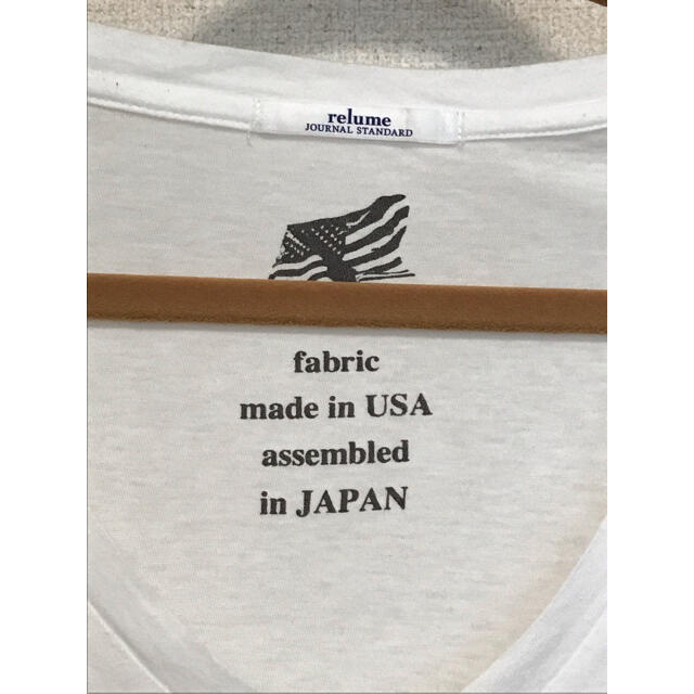 JOURNAL STANDARD(ジャーナルスタンダード)のジャーナルスタンダードレリュームVネックTシャツ☆relume JOURNAL レディースのトップス(Tシャツ(半袖/袖なし))の商品写真