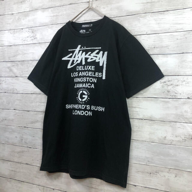 STUSSY(ステューシー)のSTUSSY GeeenSleevesコラボ　即完売品　【激レア】古着 メンズのトップス(Tシャツ/カットソー(半袖/袖なし))の商品写真