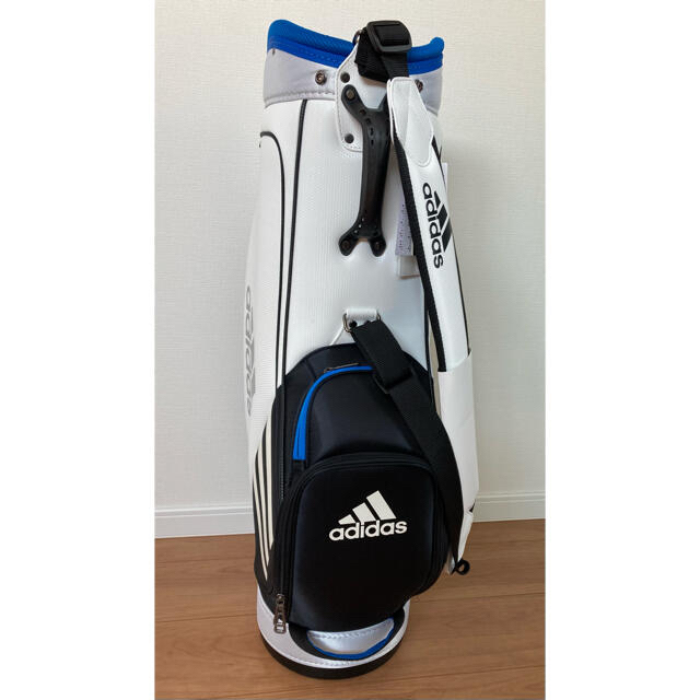 adidas(アディダス)の新品 adidas アディダス キャディーバック GUV75 白青 軽量 スポーツ/アウトドアのゴルフ(バッグ)の商品写真