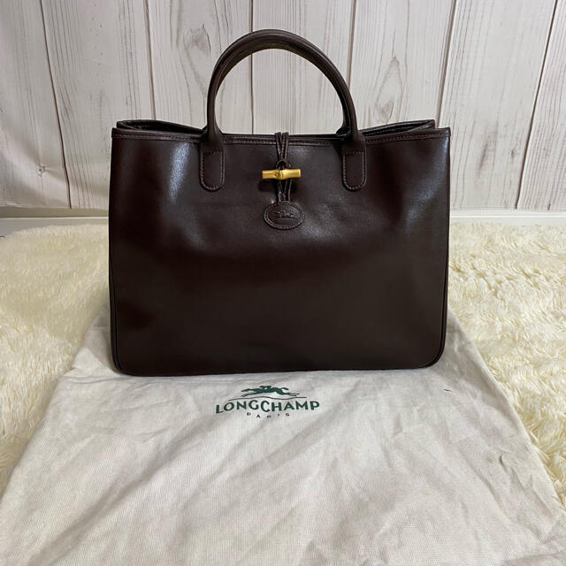 LONGCHAMP(ロンシャン)のロンシャン ビジネスバック 高級ブラウン  メンズのバッグ(ビジネスバッグ)の商品写真