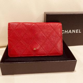 シャネル(CHANEL)の美品　CHANEL ヴィンテージ　コインケース　マトラッセ　カードケース(財布)