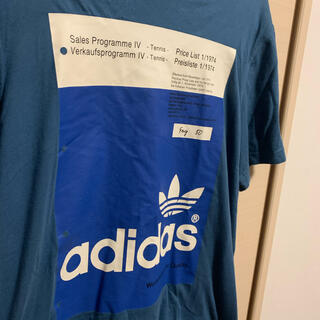 アディダス(adidas)のアディダス　tシャツ　美品(Tシャツ/カットソー(半袖/袖なし))