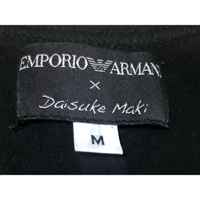 Emporio Armani(エンポリオアルマーニ)の限定品　エンポリオアルマーニ　Tシャツ　EXILE マキダイ　コラボ　ストレッチ メンズのトップス(Tシャツ/カットソー(半袖/袖なし))の商品写真