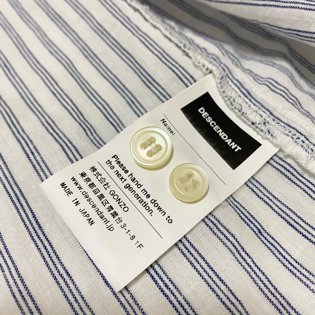 DESCENDANT 20SS HYANNIS SHIRT FULLSIZE 3