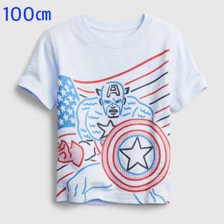 ベビーギャップ(babyGAP)の🍧『新品』babyGap×MARVEL 半袖Tシャツ 100㎝(Tシャツ/カットソー)