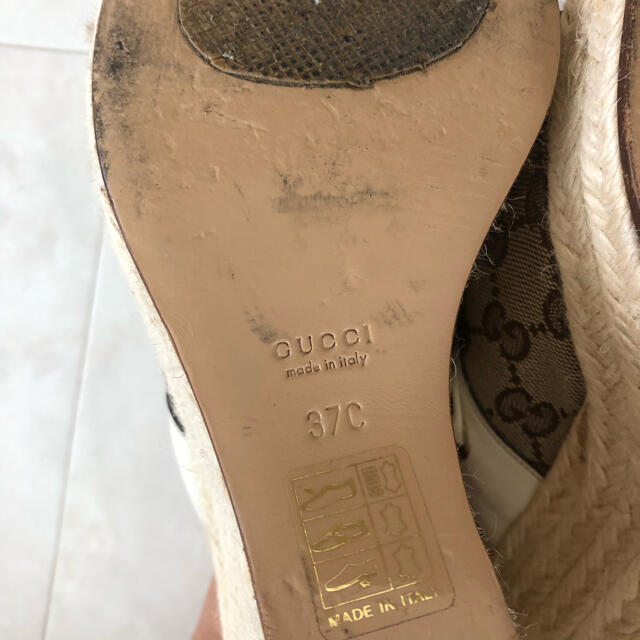 Gucci(グッチ)のGUCCI グッチ　ウェッジサンダル　GG柄 レディースの靴/シューズ(サンダル)の商品写真