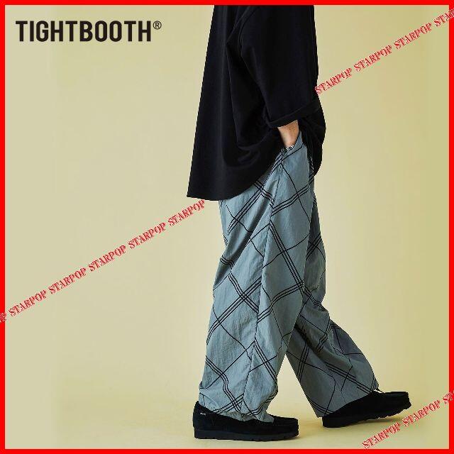 TIGHTBOOTH BULKY CHECK BAGGY SLACKS