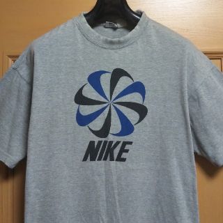 90s NIKE  ナイキ　銀タグ　風車ロゴtシャツ