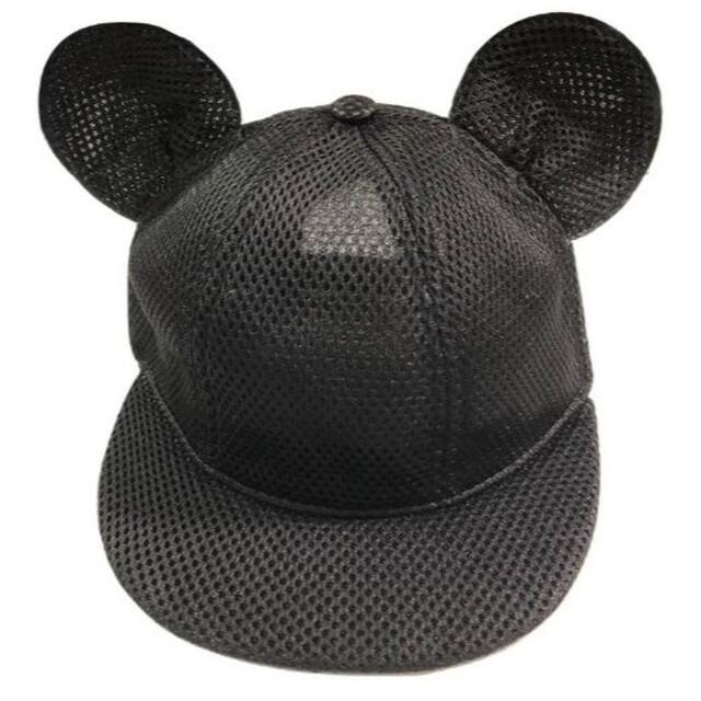 メッシュ 子供 52cm キャップ マウス 耳付き 帽子 ミッキー風　 レディースの帽子(キャップ)の商品写真