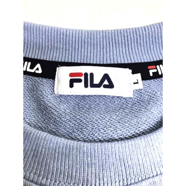 FILA(フィラ)のFILA（フィラ） ロゴ刺繍 スウェット プルオーバー レディース トップス レディースのトップス(トレーナー/スウェット)の商品写真