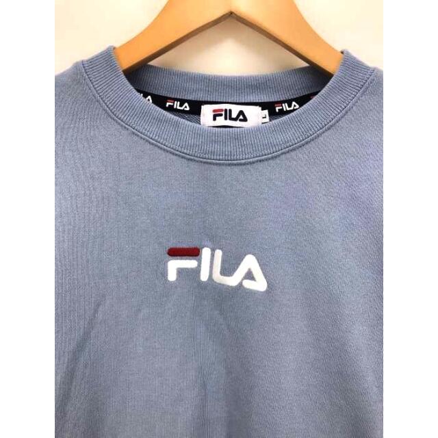 FILA(フィラ)のFILA（フィラ） ロゴ刺繍 スウェット プルオーバー レディース トップス レディースのトップス(トレーナー/スウェット)の商品写真