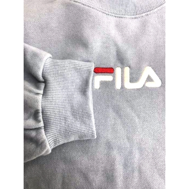 FILA(フィラ)のFILA（フィラ） ロゴ刺繍 スウェット プルオーバー レディース トップス レディースのトップス(トレーナー/スウェット)の商品写真