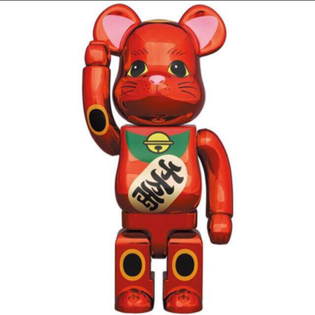 その他BE@RBRICK 招き猫 梅金メッキ 400％