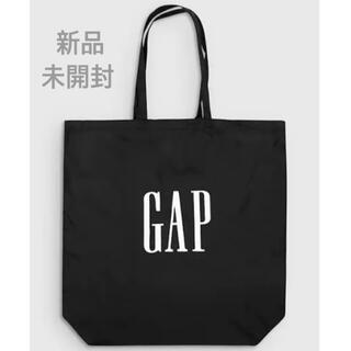 ギャップ(GAP)のGAP ギャップ ロゴ エコバッグ ブラック 新品(エコバッグ)