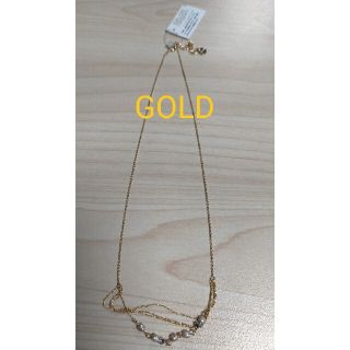 サロン(SALON)のGOLD　SALON3連ネックレス(ネックレス)