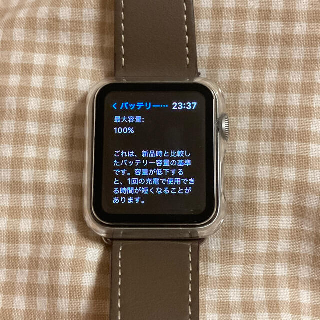 Apple Watch(アップルウォッチ)のApple Watch series3 wifi 美品 メンズの時計(腕時計(デジタル))の商品写真