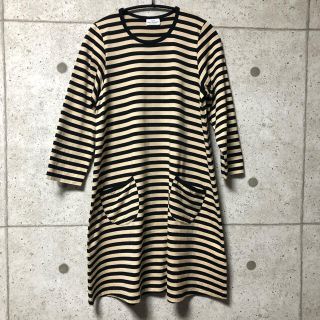 マリメッコ(marimekko)のマリメッコ ボーダーワンピース(ひざ丈ワンピース)