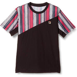 フィラ(FILA)のFILA フィラ テニスウェア 半袖Tシャツ VM5496 ピンク メンズM新品(ウェア)