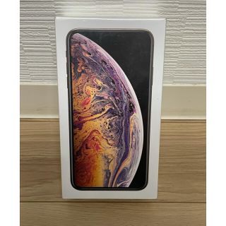 アイフォーン(iPhone)のiPhone XS Max 256 ゴールド 国内版　SIMフリー　未開封(スマートフォン本体)