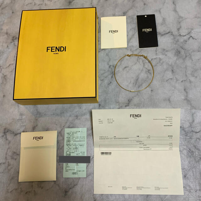 FENDI(フェンディ)のFENDI バゲットネックレス レディースのアクセサリー(ネックレス)の商品写真