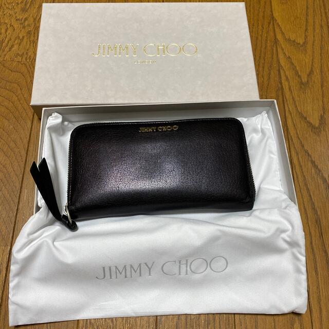 JIMMY CHOO長財布 ブラック - 長財布