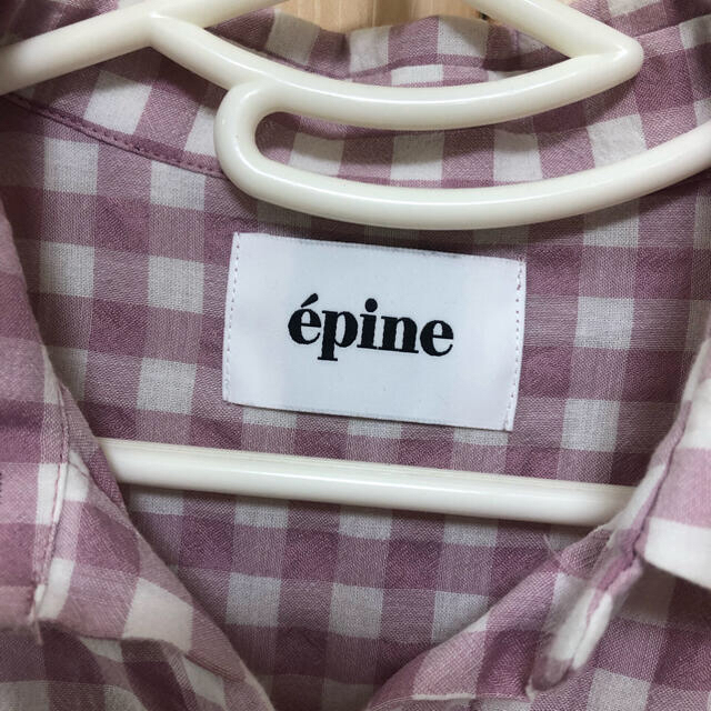 epine チェックシャツ レディースのトップス(シャツ/ブラウス(長袖/七分))の商品写真