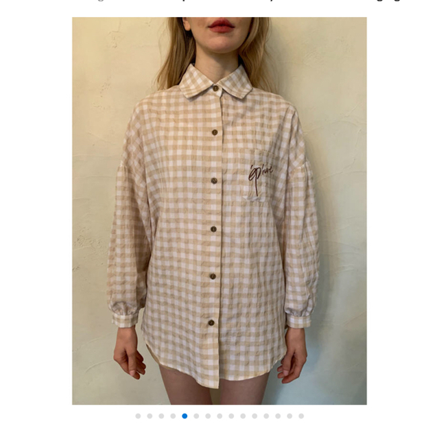 epine チェックシャツ レディースのトップス(シャツ/ブラウス(長袖/七分))の商品写真