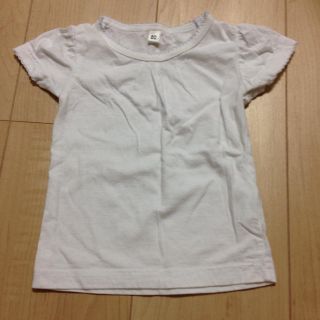 ニシマツヤ(西松屋)のベビー 白Tシャツ 75(Ｔシャツ)