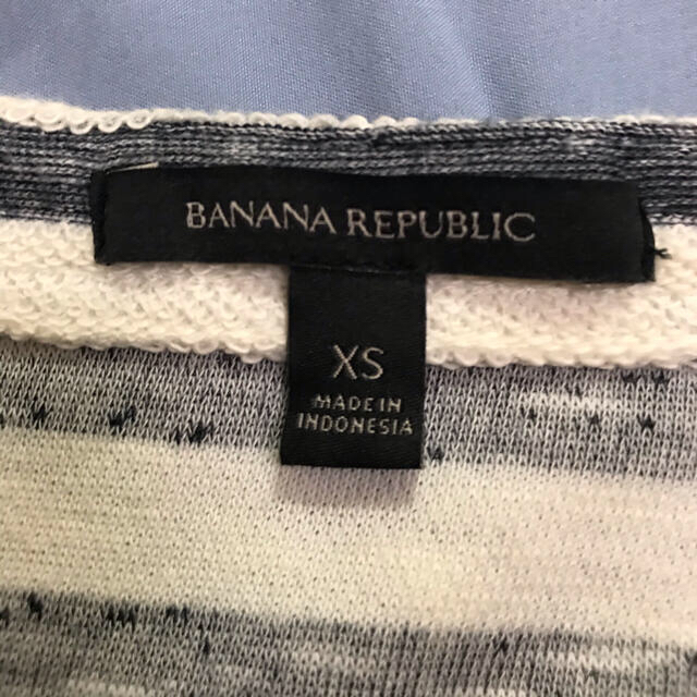 Banana Republic(バナナリパブリック)の美品　ボーダーワンピース レディースのワンピース(ひざ丈ワンピース)の商品写真