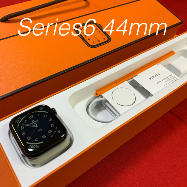 驚きの価格 Apple Watch - Apple Watch Hermès series6 44mm エルメス ...