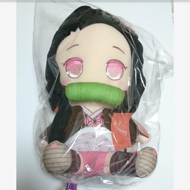 鬼滅の刃 BIGぬいぐるみ 竈門禰豆子 エンタメ/ホビーのおもちゃ/ぬいぐるみ(キャラクターグッズ)の商品写真