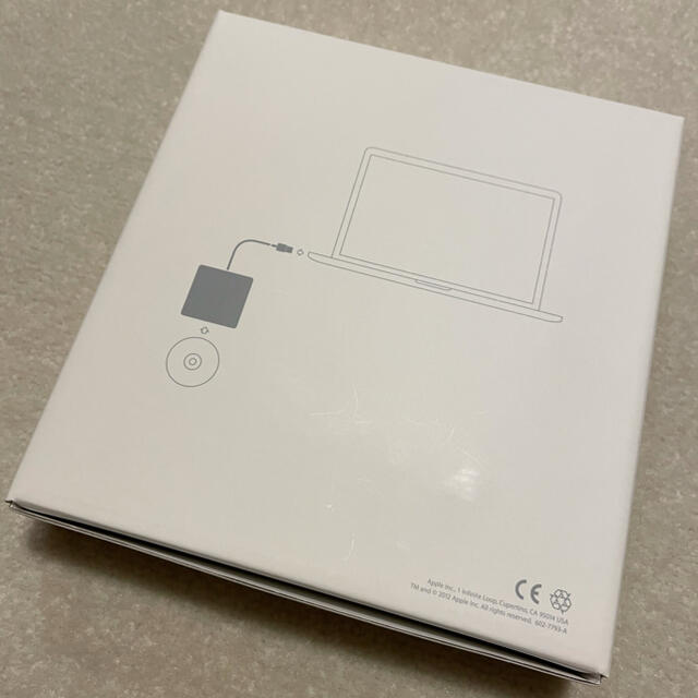 Apple(アップル)の新品✴︎アップル MD564ZM/A Apple USB SuperDrive スマホ/家電/カメラのPC/タブレット(PC周辺機器)の商品写真