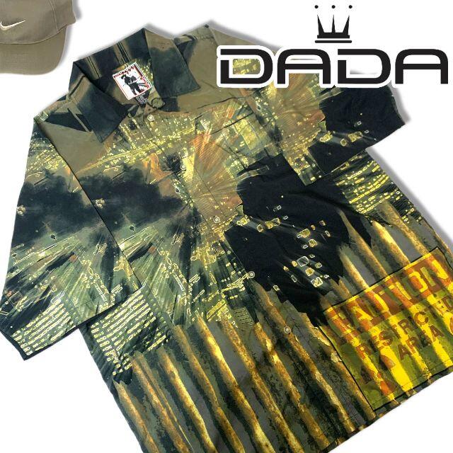 DADA(ダダ)の00s ダダ オープンカラー 半袖シャツ 総柄 XXL Damani DADA  メンズのトップス(シャツ)の商品写真