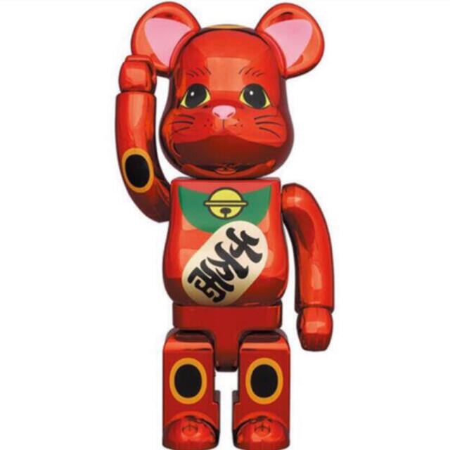 BE@RBRICK 招き猫 梅金メッキ 400％