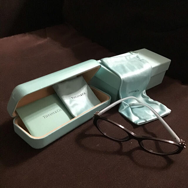 衝撃特価 Tiffany & ティファニー　メガネフレーム&ケース収納袋 - Co. サングラス+メガネ