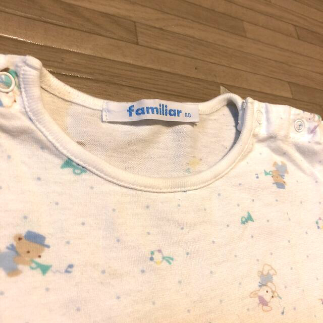 familiar(ファミリア)のファミリア　パジャマ　80 キッズ/ベビー/マタニティのベビー服(~85cm)(パジャマ)の商品写真