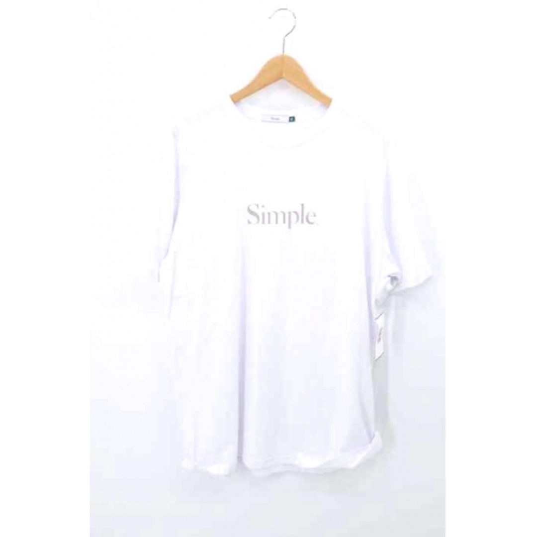 SIMPLE(シンプル) ロゴプリントTシャツ メンズ トップス