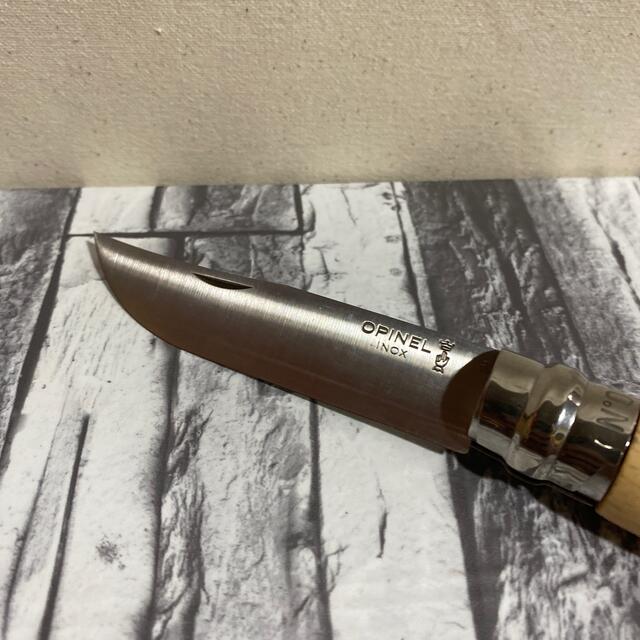 OPINEL(オピネル)のオピネル ステンレス9 コンパクトシャープナーセット　新品 スポーツ/アウトドアのアウトドア(調理器具)の商品写真