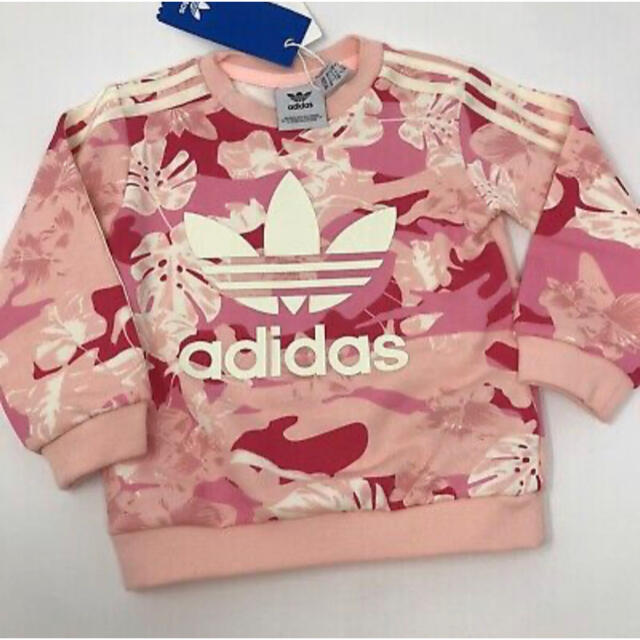 adidas(アディダス)の【tom様専用】adidas アディダス　Trening CREW SET  キッズ/ベビー/マタニティのキッズ服女の子用(90cm~)(その他)の商品写真