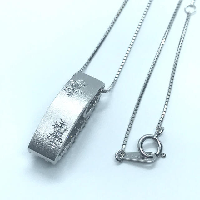 ダイヤモンド 1.04ct K18WG ネックレス リバーシブル レディースのアクセサリー(ネックレス)の商品写真