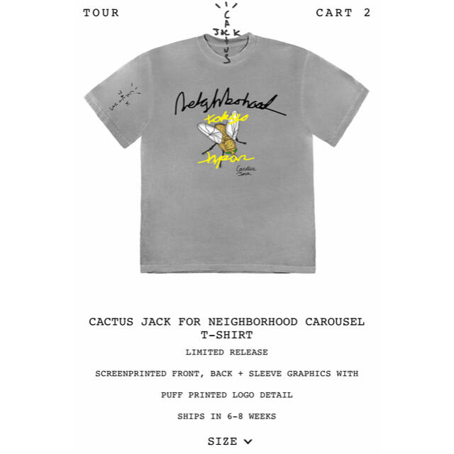 NEIGHBORHOOD(ネイバーフッド)の【最安値】CACTUS JACK NEIGHBORHOOD ネイバーフッド メンズのトップス(Tシャツ/カットソー(半袖/袖なし))の商品写真