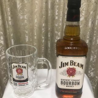 サントリー(サントリー)の【限界！】SUNTORY JIM BEAM 1本 と ジョッキ 380㎖(ウイスキー)