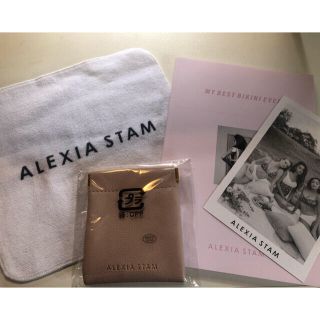 アリシアスタン(ALEXIA STAM)のalexia stamアリシアスタン☆ノベルティ☆ミニケース＆ハンドタオル(財布)