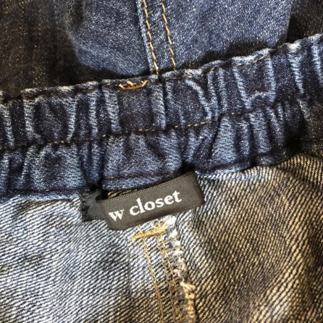 w closet(ダブルクローゼット)のw closet デニムパンツ レディースのパンツ(デニム/ジーンズ)の商品写真