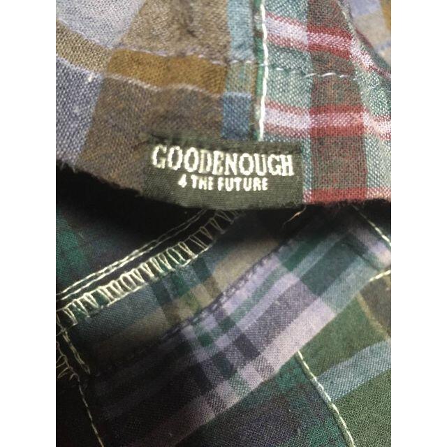 GOODENOUGH(グッドイナフ)の美品 グッドイナフ ブロックチェック 半袖シャツ goodenough メンズのトップス(Tシャツ/カットソー(半袖/袖なし))の商品写真