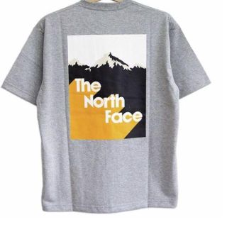 ザノースフェイス(THE NORTH FACE)の【新品】ノースフェイス Tシャツ グレー Mサイズ⑤(Tシャツ/カットソー(半袖/袖なし))