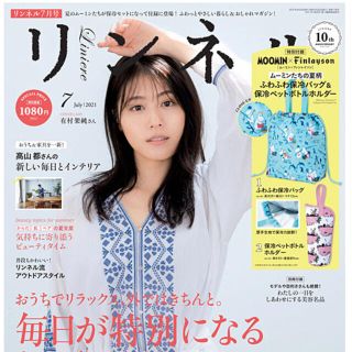 リンネル7月号「付録」ムーミンたちの夏柄(弁当用品)