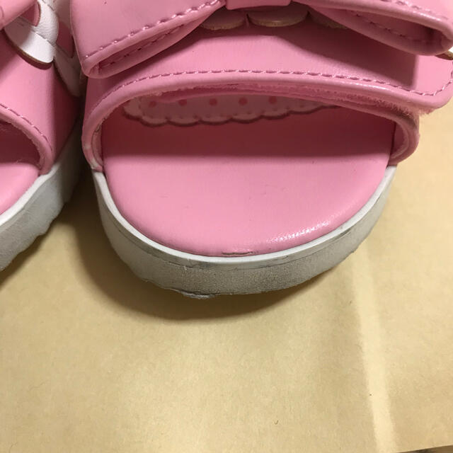 Shirley Temple(シャーリーテンプル)のシャーリーテンプル サンダル ピンク 18cm キッズ/ベビー/マタニティのキッズ靴/シューズ(15cm~)(サンダル)の商品写真
